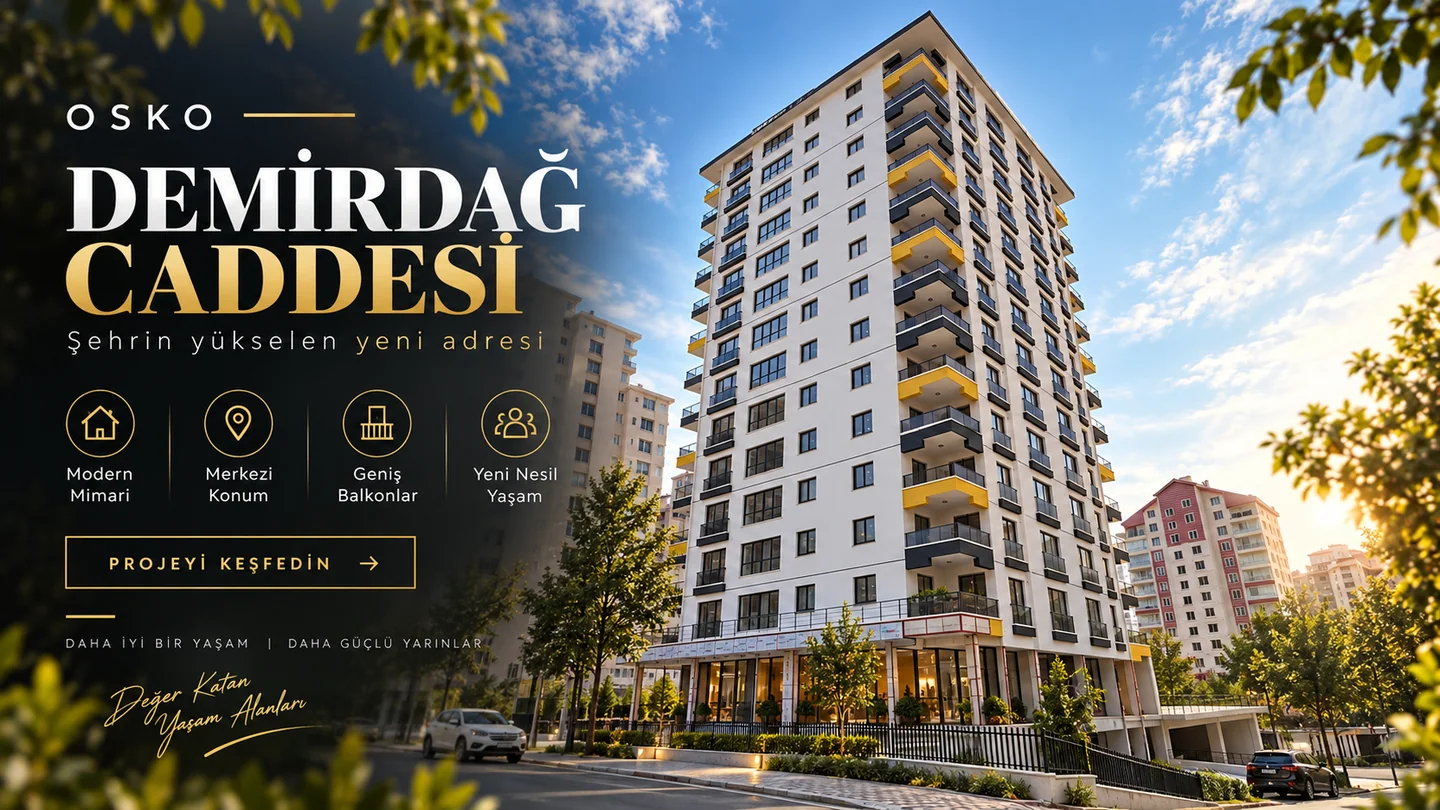 OSKO DEMİRDAĞ CADDESİ proje kapağı